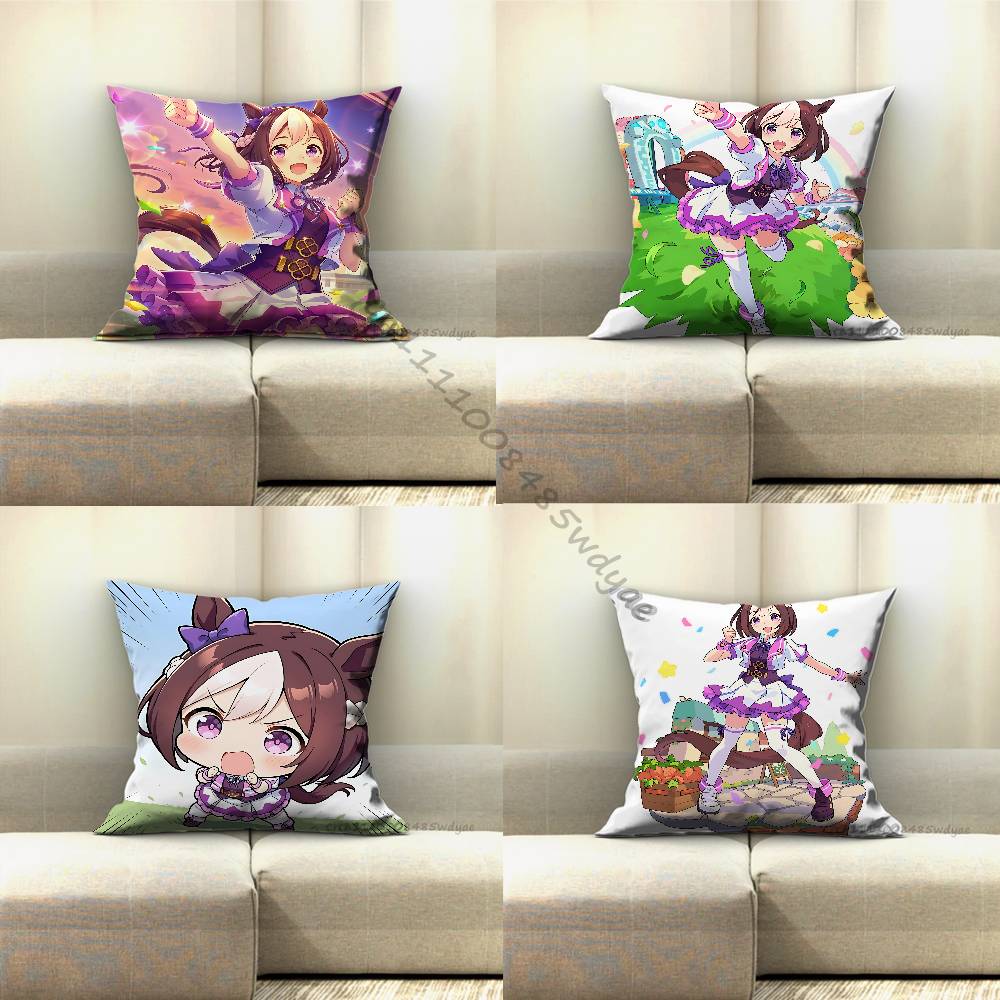 Home Textiles Week - وسادة U-Umamusume Special Week للكرسي والأريكة،
