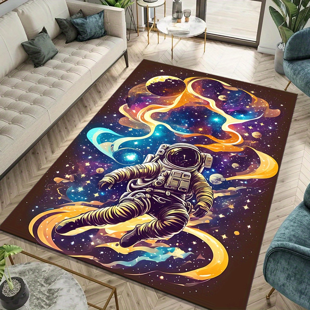 Galaxy Home Textiles - سجادة منطقة رجل الفضاء - سجادة