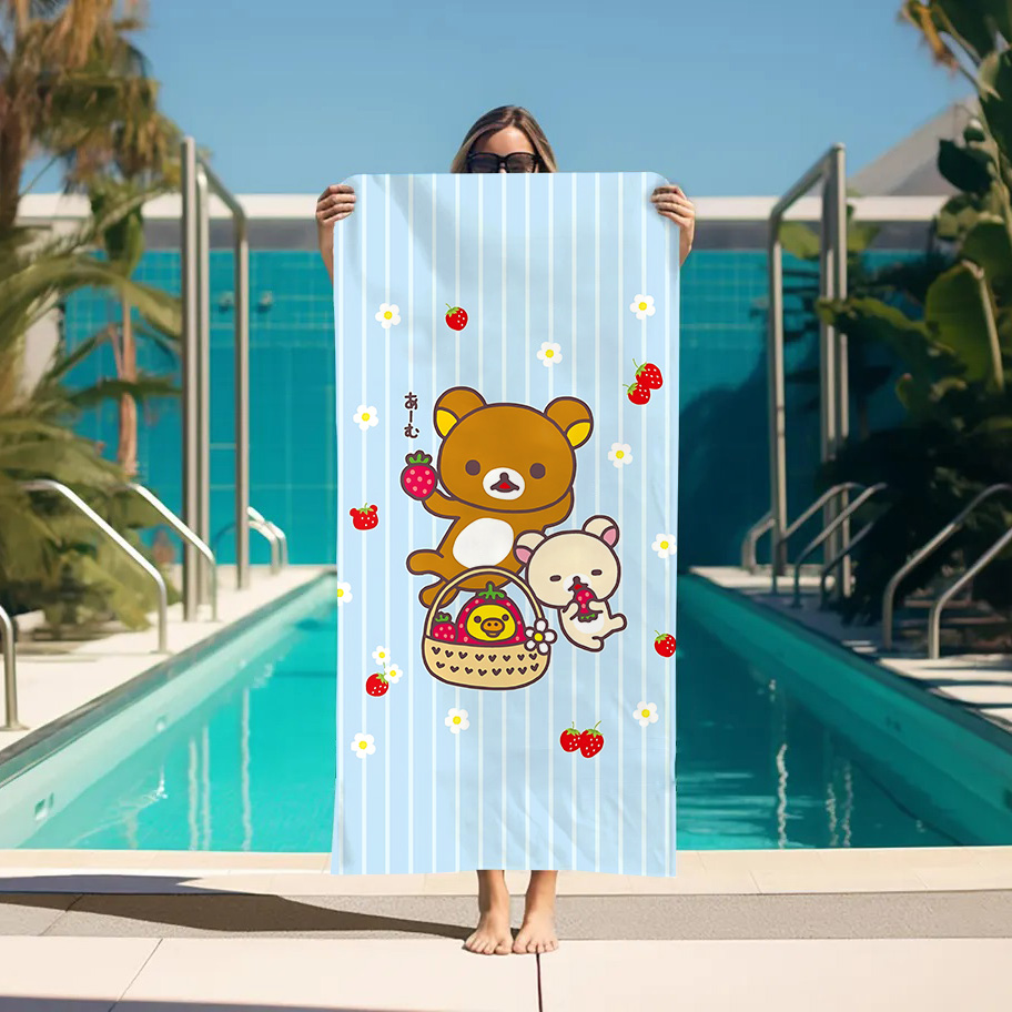 Home Textiles Towel Set - منشفة حمام كبيرة ريلاكاما، مناشف شاطئ،