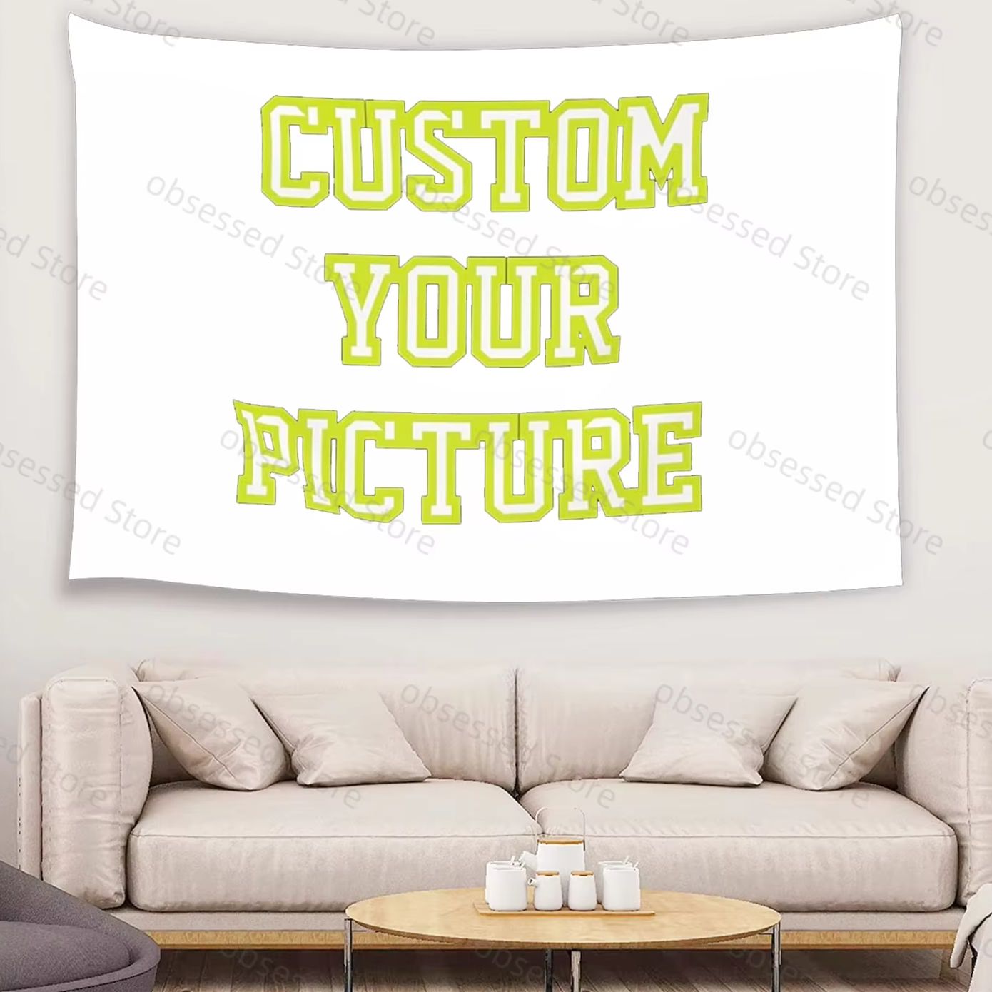 طباعة نسيج مخصص لصورك، زينة جد - مراجعة Home Textiles And Decor وسعره