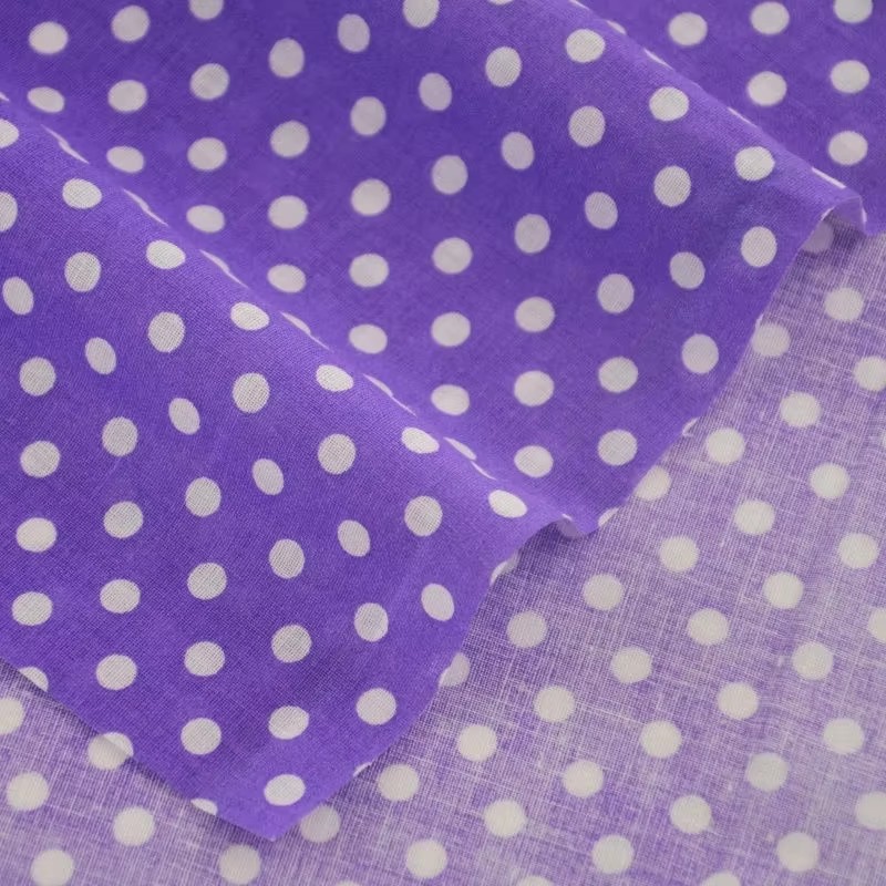 قماش قطني مطبوع بنقط بولكا برت - مراجعة Home Textiles Fabric وسعره