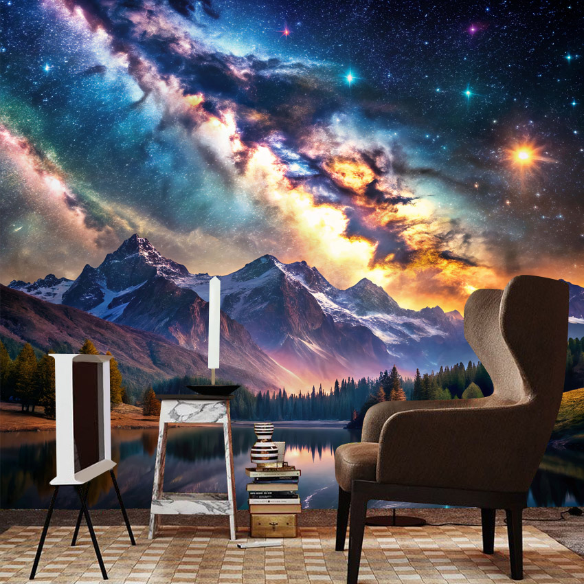 ورق جدران لاصق اختياري، مقاوم  - مراجعة Galaxy Home Textiles وسعره