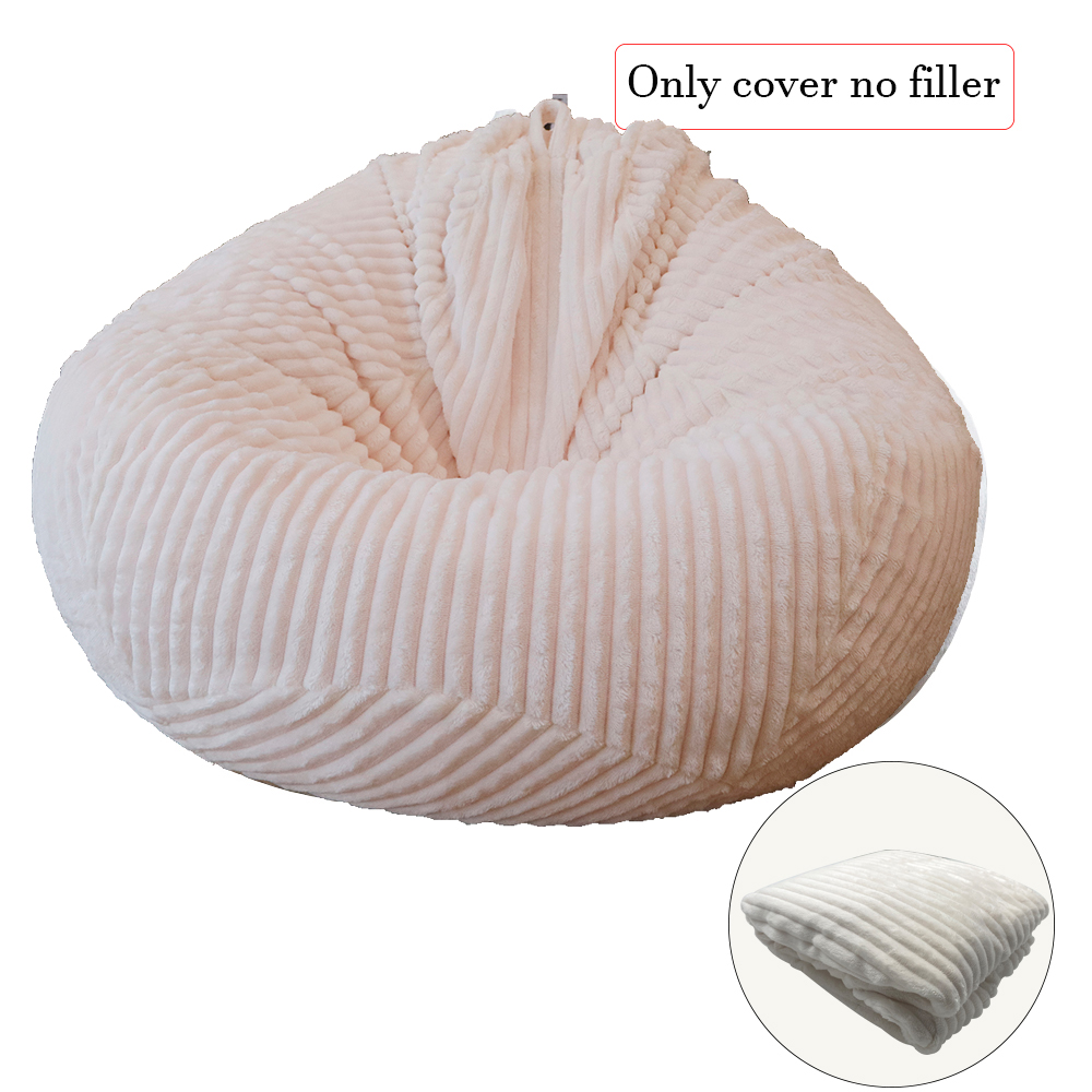 غطاء بين باج بدون حشوة، غطاء ف - مراجعة Floor Cushion Pouf وسعره