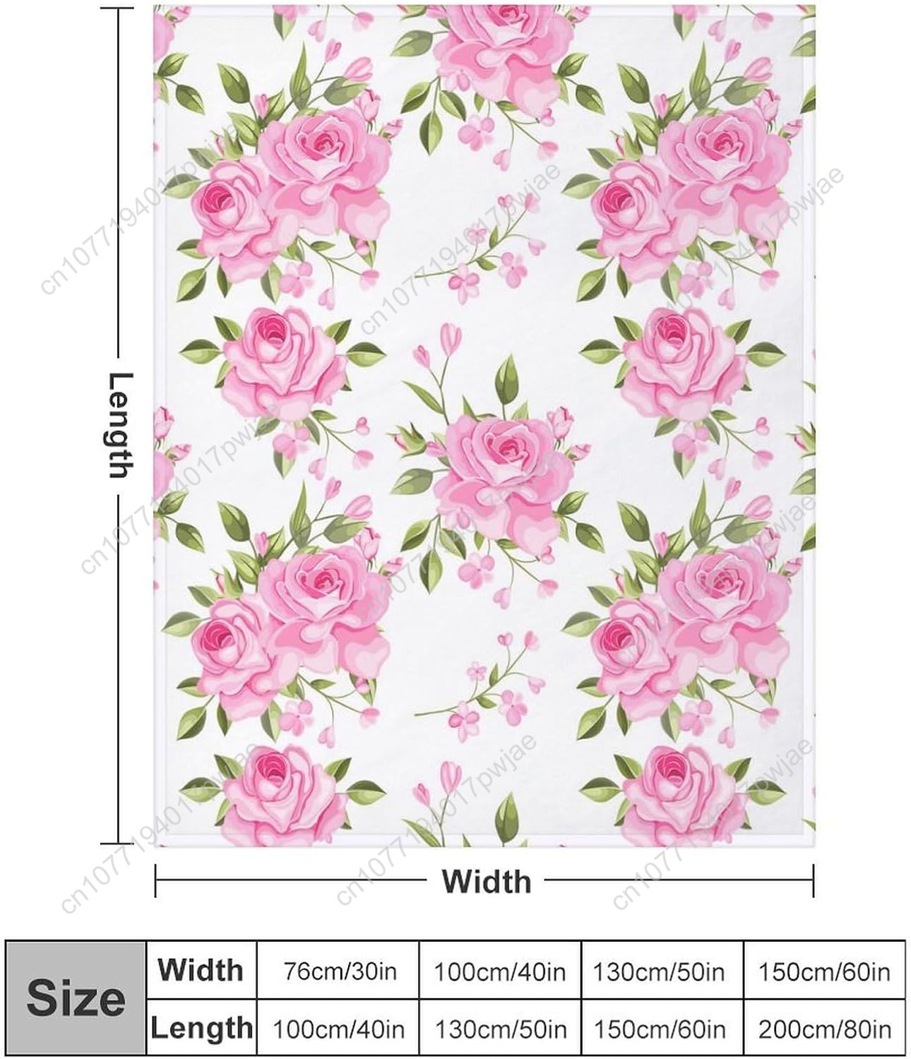 الوردي زهرة رمي بطانية الأزهار - مراجعة Home Textiles And Decor وسعره