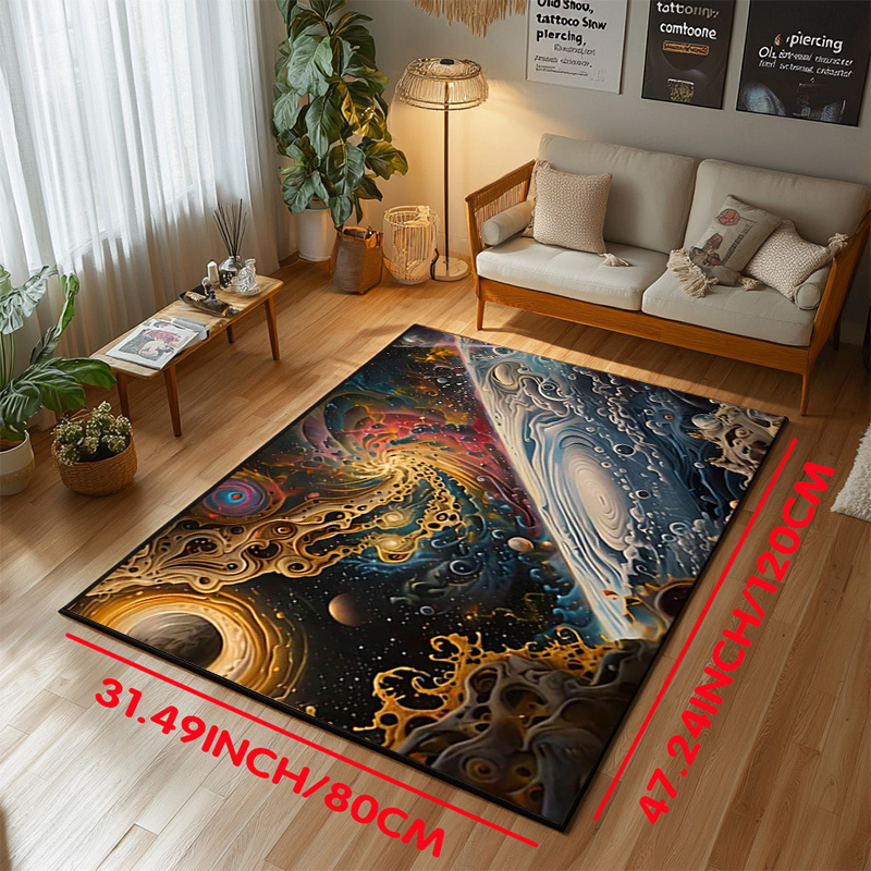 حصيرة غير قابلة للانزلاق بنمط  - مراجعة Galaxy Home Textiles وسعره
