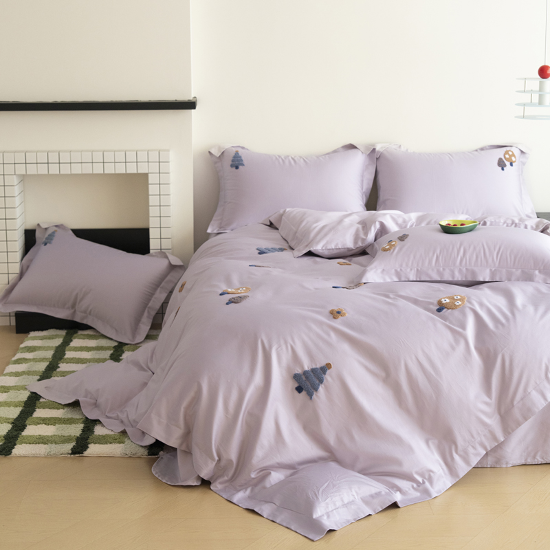 طقم أغطية سرير فاخر بتطريز كرت - مراجعة Home Textiles Towel Set وسعره