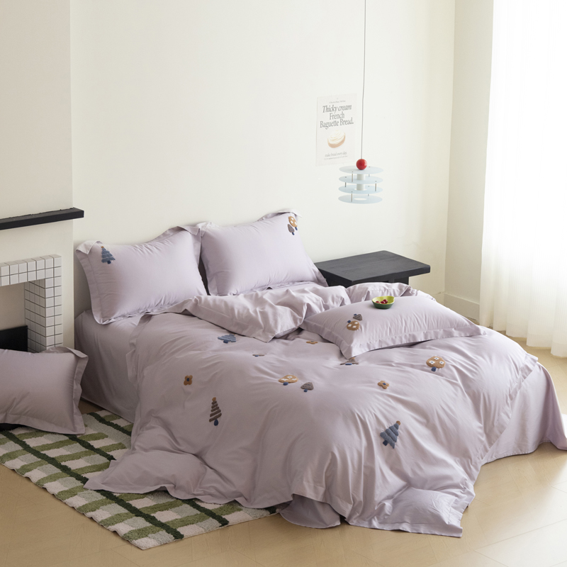 طقم أغطية سرير فاخر بتطريز كرت - مراجعة Home Textiles Towel Set وسعره