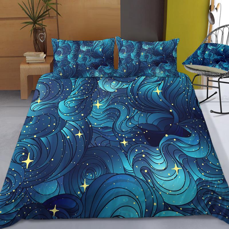 نجوم الفراش مجموعة ليلة السماء - مراجعة Galaxy Home Textiles وسعره