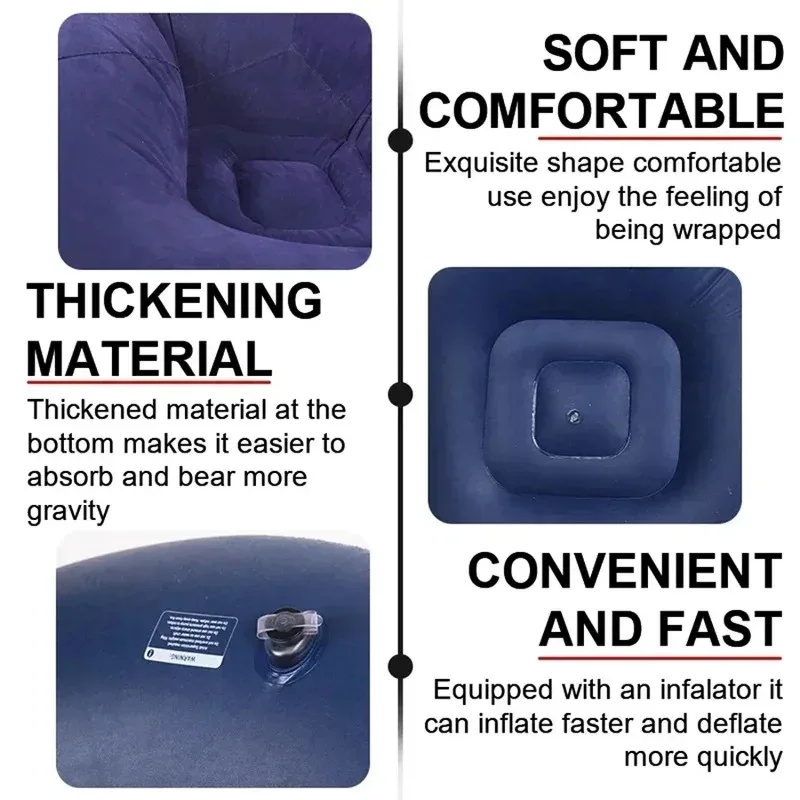 أريكة قابلة للنفخ كبيرة الحجم  - مراجعة Floor Cushion Pouf وسعره
