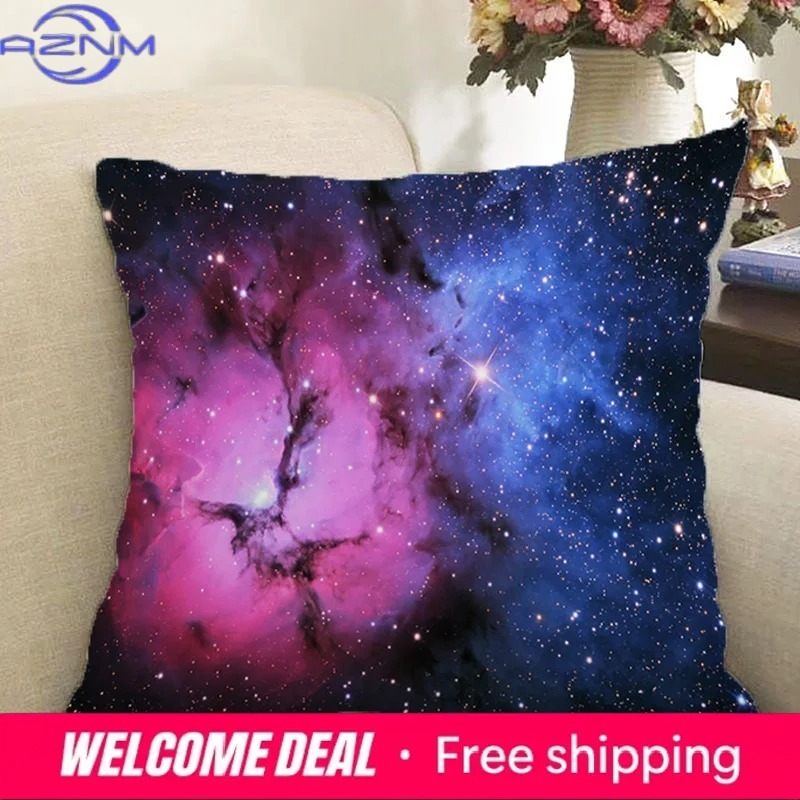 غطاء وسادة مزخرف على شكل مجرة  - مراجعة Galaxy Home Textiles وسعره