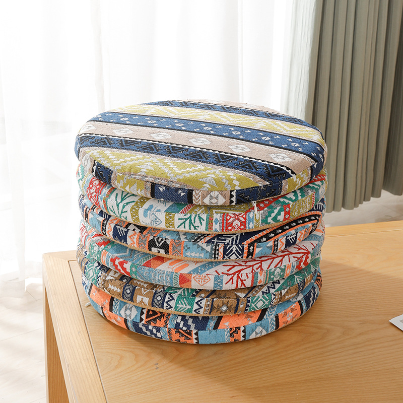 وسادة أرضية مستديرة من إسفنج ا - مراجعة Floor Cushion Pouf وسعره