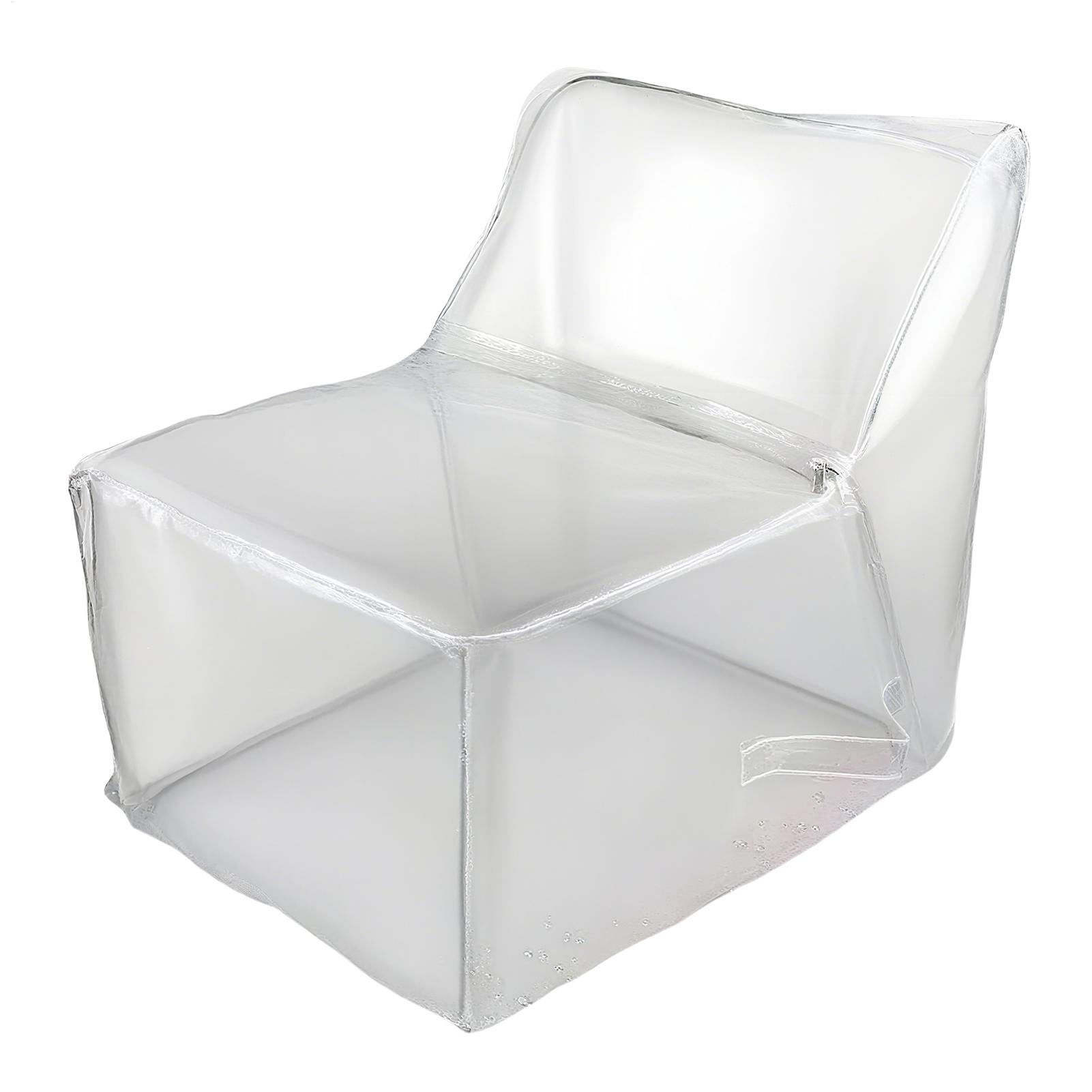 غطاء كرسي بين باج شفاف قابل لإ - مراجعة Floor Cushion Pouf وسعره
