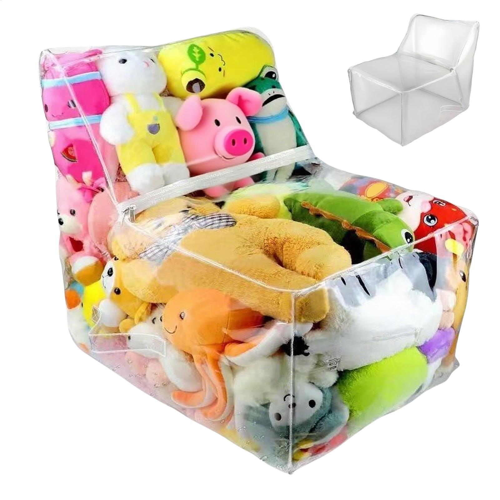 غطاء كرسي بين باج شفاف قابل لإ - مراجعة Floor Cushion Pouf وسعره