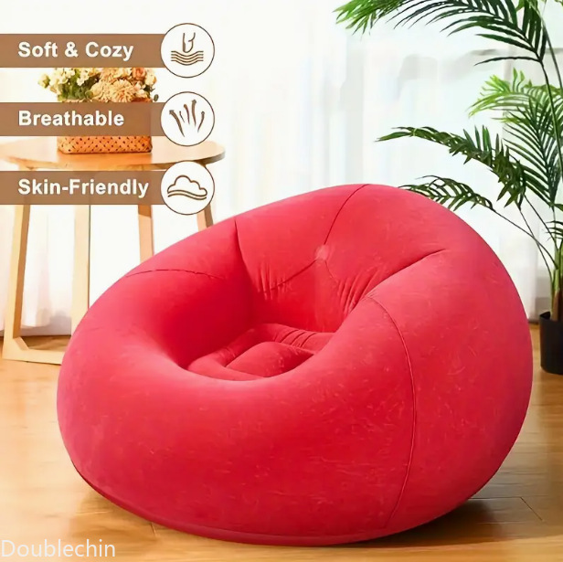 أريكة هوائية فردية قابلة للطي  - مراجعة Floor Cushion Pouf وسعره