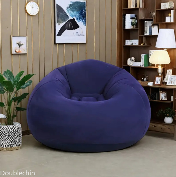 أريكة هوائية فردية قابلة للطي  - مراجعة Floor Cushion Pouf وسعره