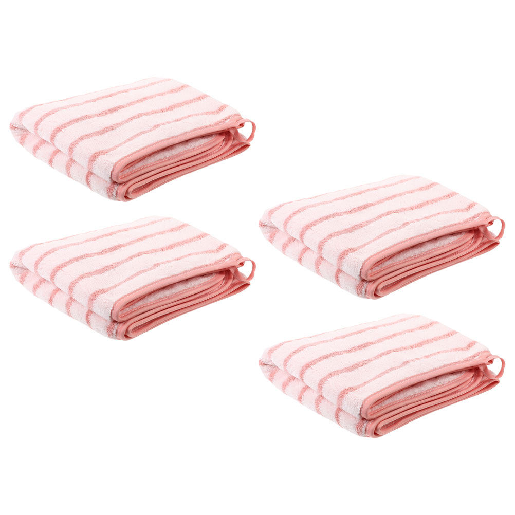 4 قطع مناشف وجه ماصة من الصوف  - مراجعة Home Textiles Towel Set وسعره