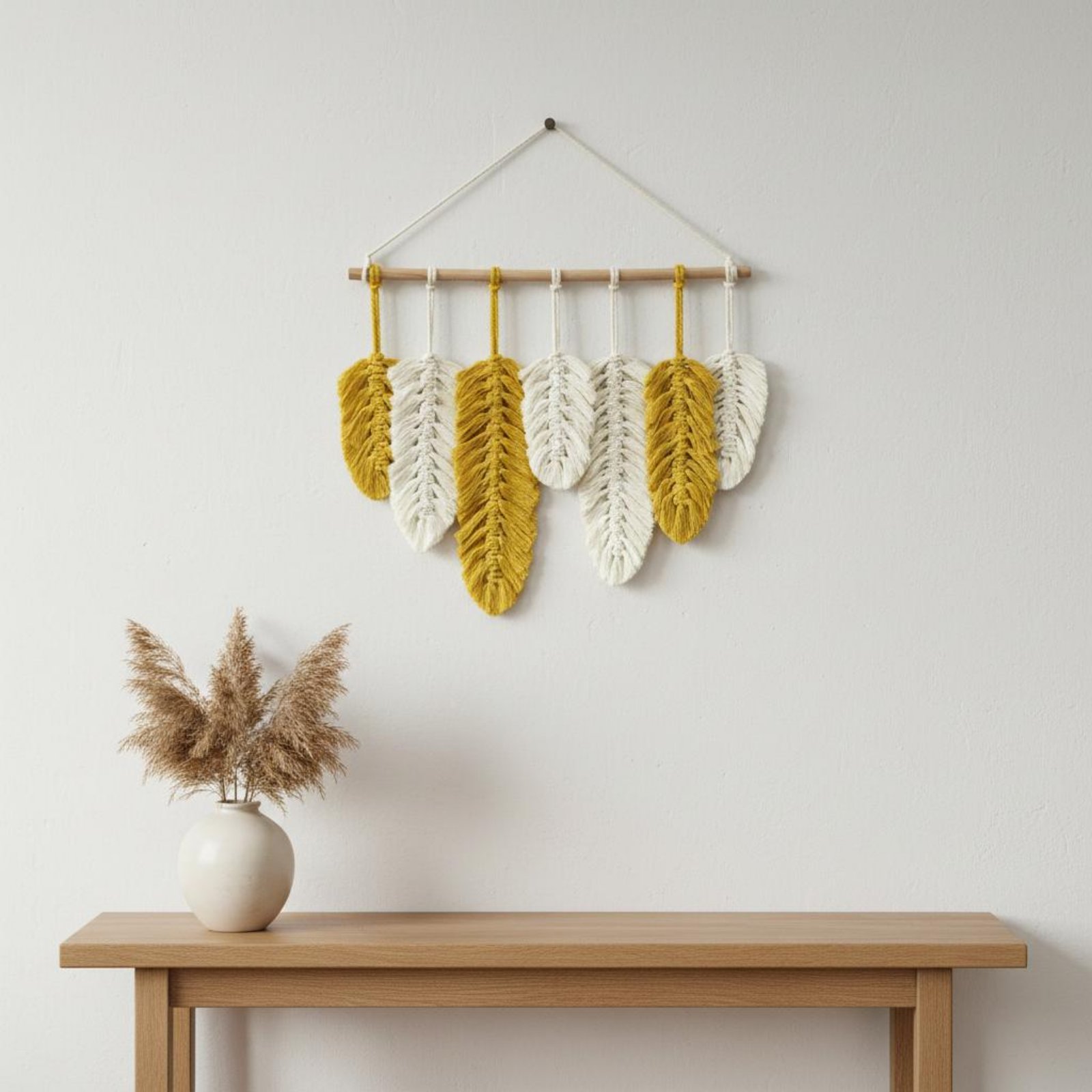 معلقة جدارية من الماكراميه على - مراجعة Home Textiles And Decor وسعره