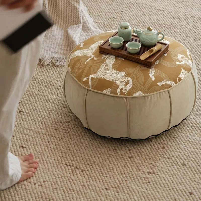 وسادة أرضية دائرية على الطراز  - مراجعة Floor Cushion Pouf وسعره