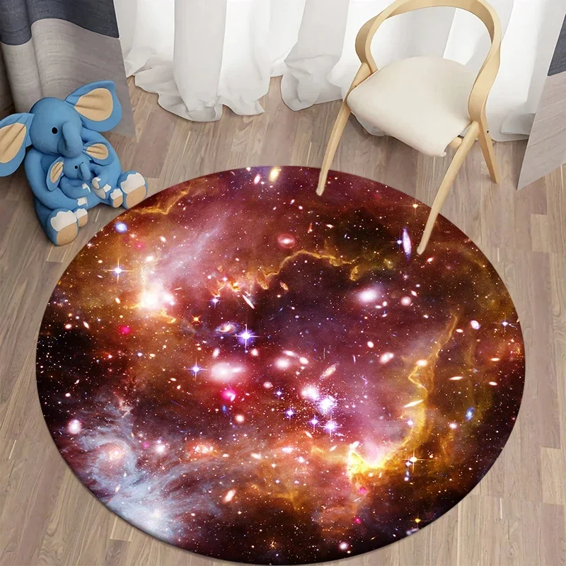غالاكسي جولة البساط الكون سديم - مراجعة Galaxy Home Textiles وسعره