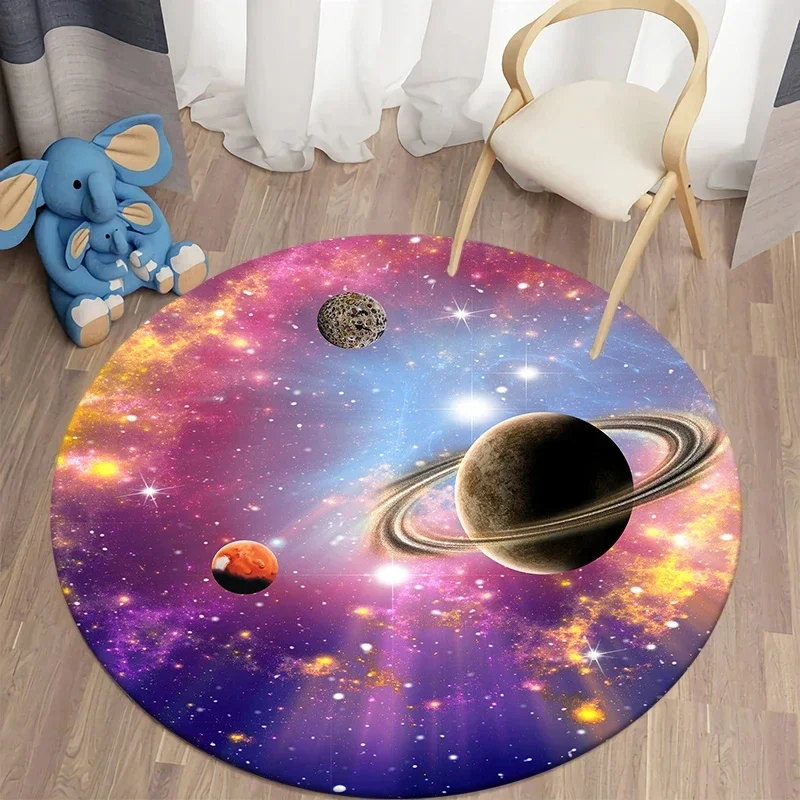 غالاكسي جولة البساط الكون سديم - مراجعة Galaxy Home Textiles وسعره