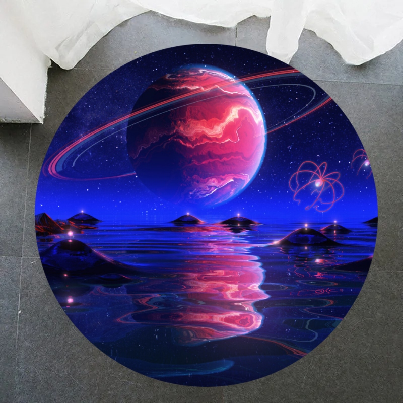 غالاكسي جولة البساط الكون سديم - مراجعة Galaxy Home Textiles وسعره